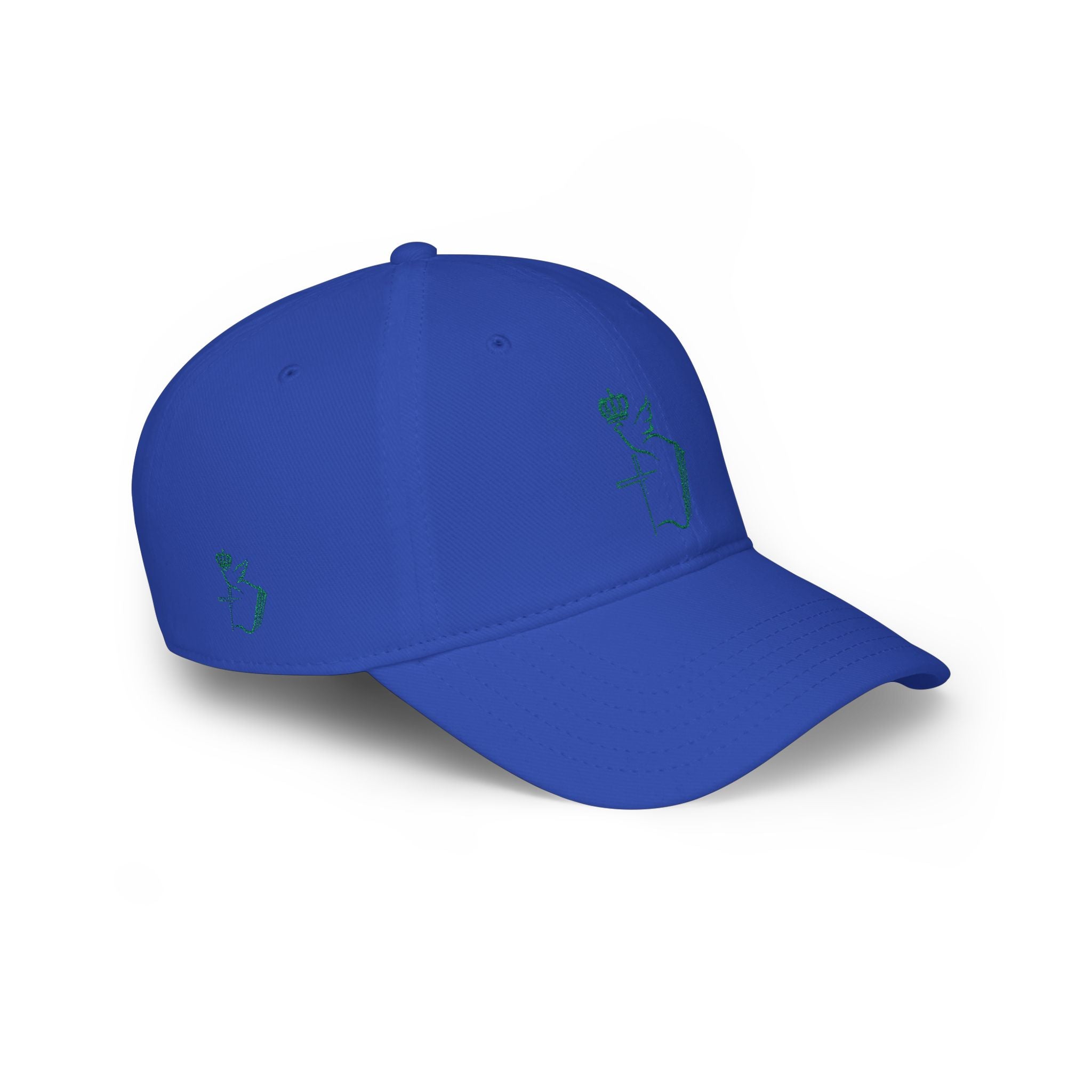 Embroidered Dove & Cross Baseball Cap — Christian Faith Low-Profile Hat
