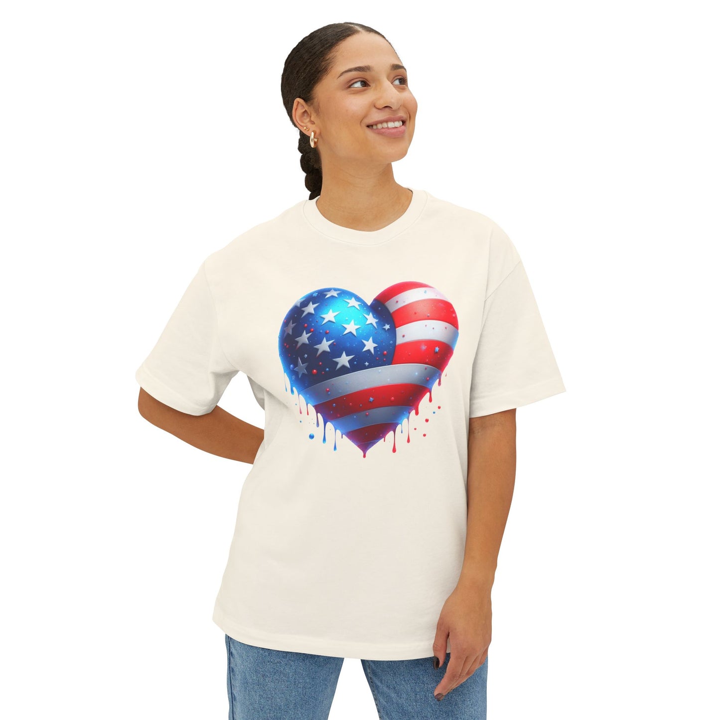 Patriotic Heart  Unisex T-Shirt
