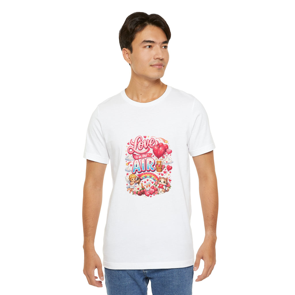 Love Is in the Air Valentine's Day T-Shirt | Romantic Graphic Tee