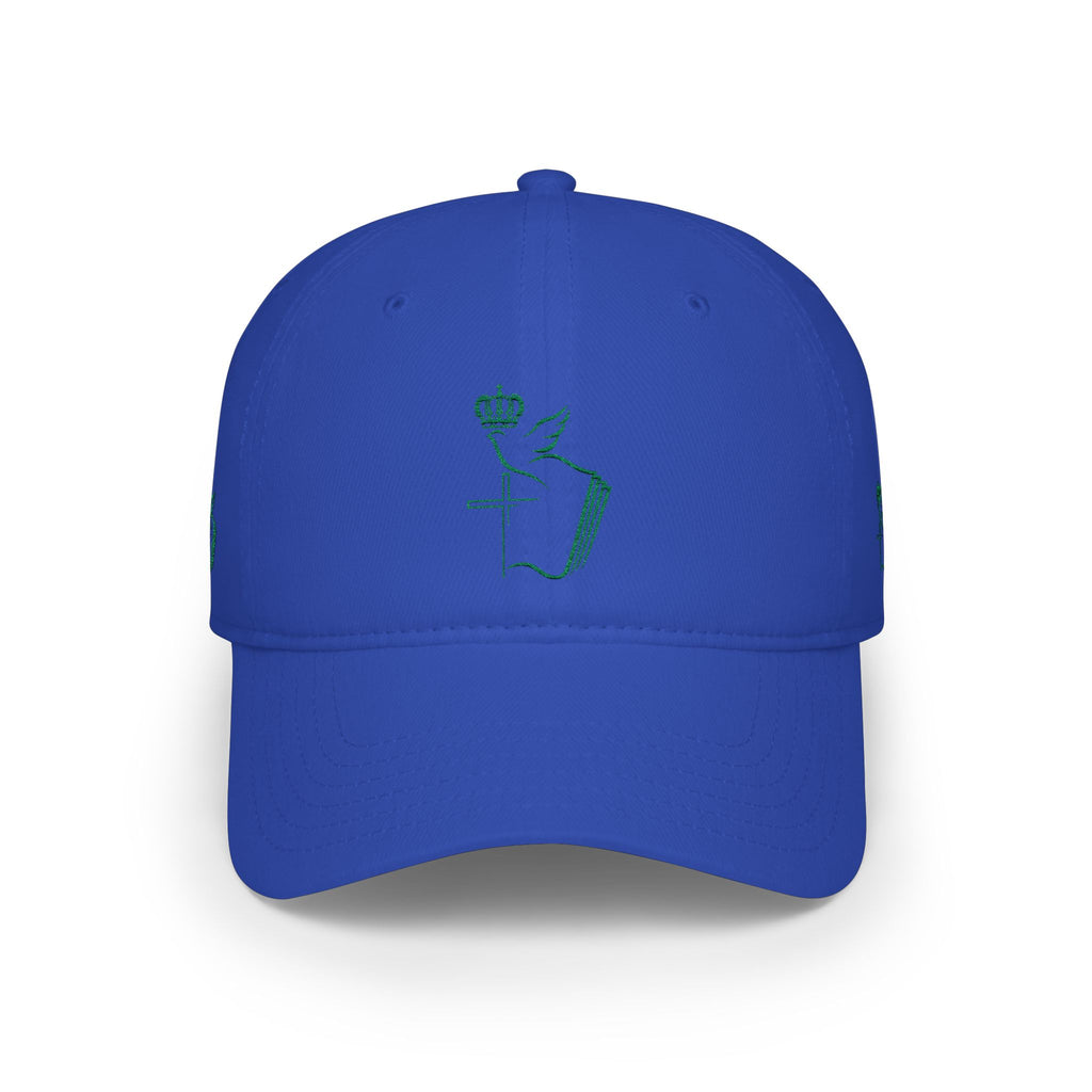 Embroidered Dove & Cross Baseball Cap — Christian Faith Low-Profile Hat