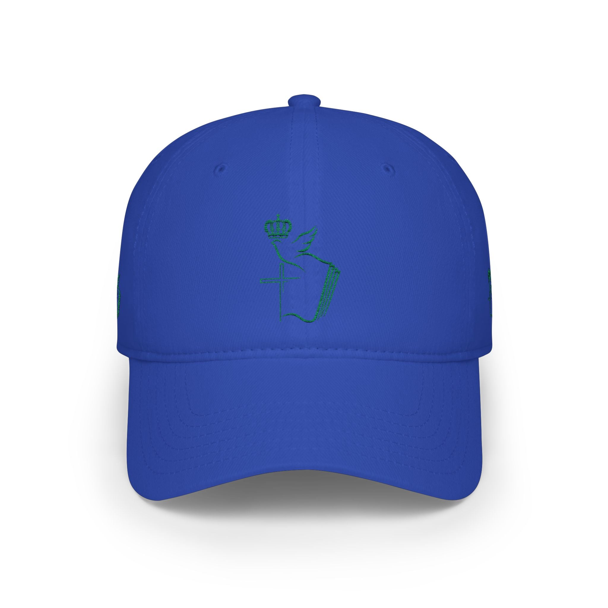 Embroidered Dove & Cross Baseball Cap — Christian Faith Low-Profile Hat