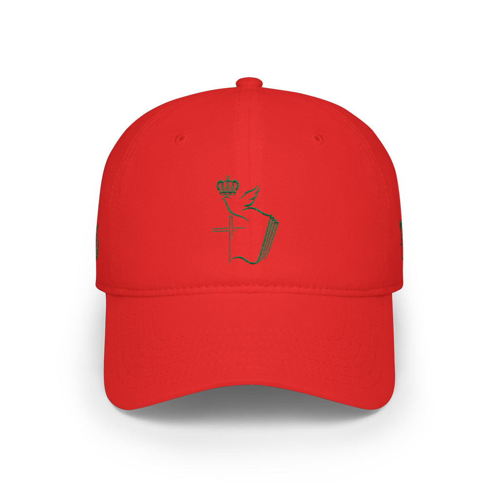 Embroidered Dove & Cross Baseball Cap — Christian Faith Low-Profile Hat