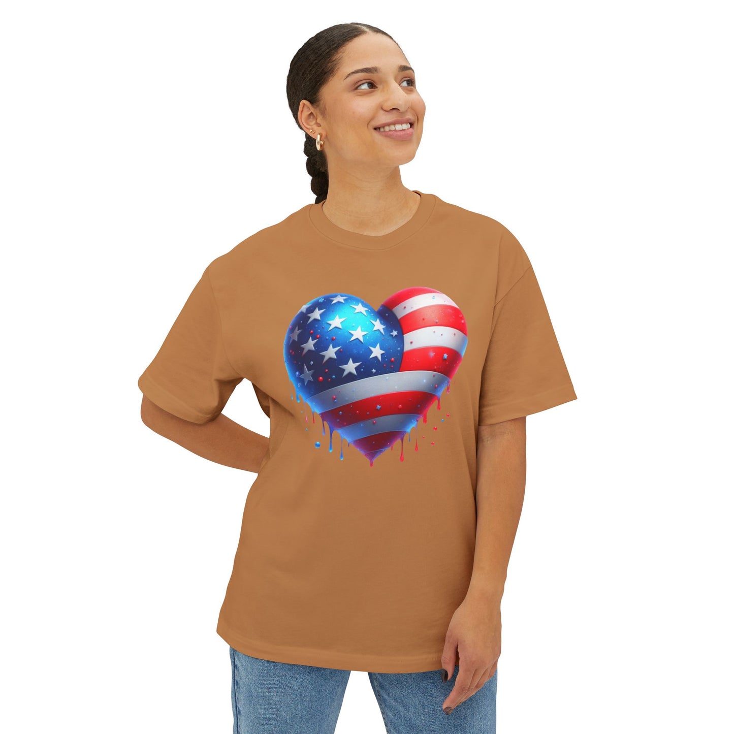 Patriotic Heart  Unisex T-Shirt