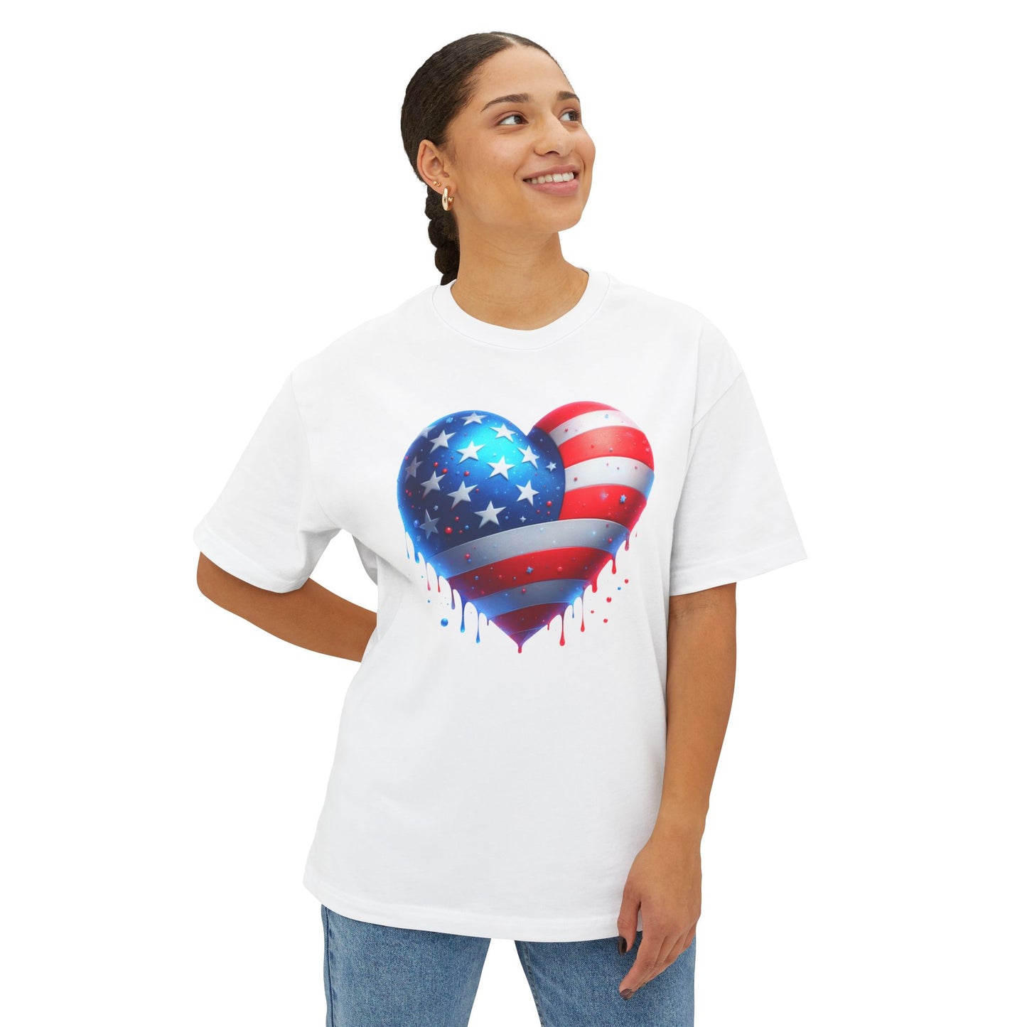 Patriotic Heart  Unisex T-Shirt
