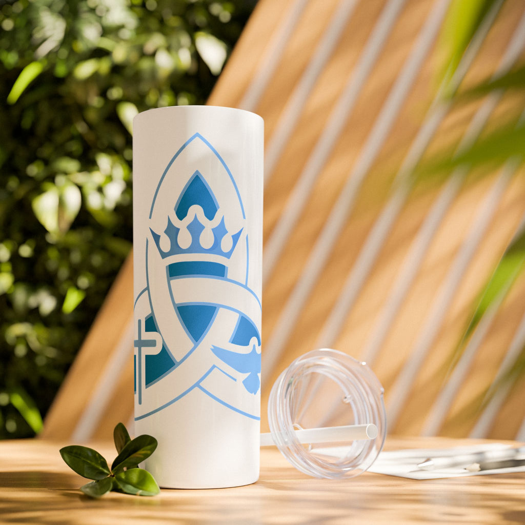 Trinity Skinny Tumbler with Straw, 20oz
