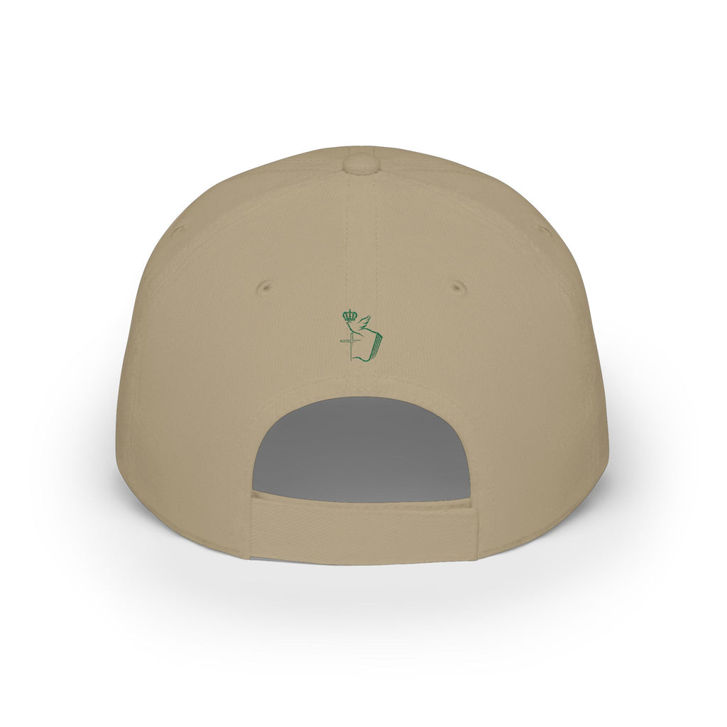 Embroidered Dove & Cross Baseball Cap — Christian Faith Low-Profile Hat