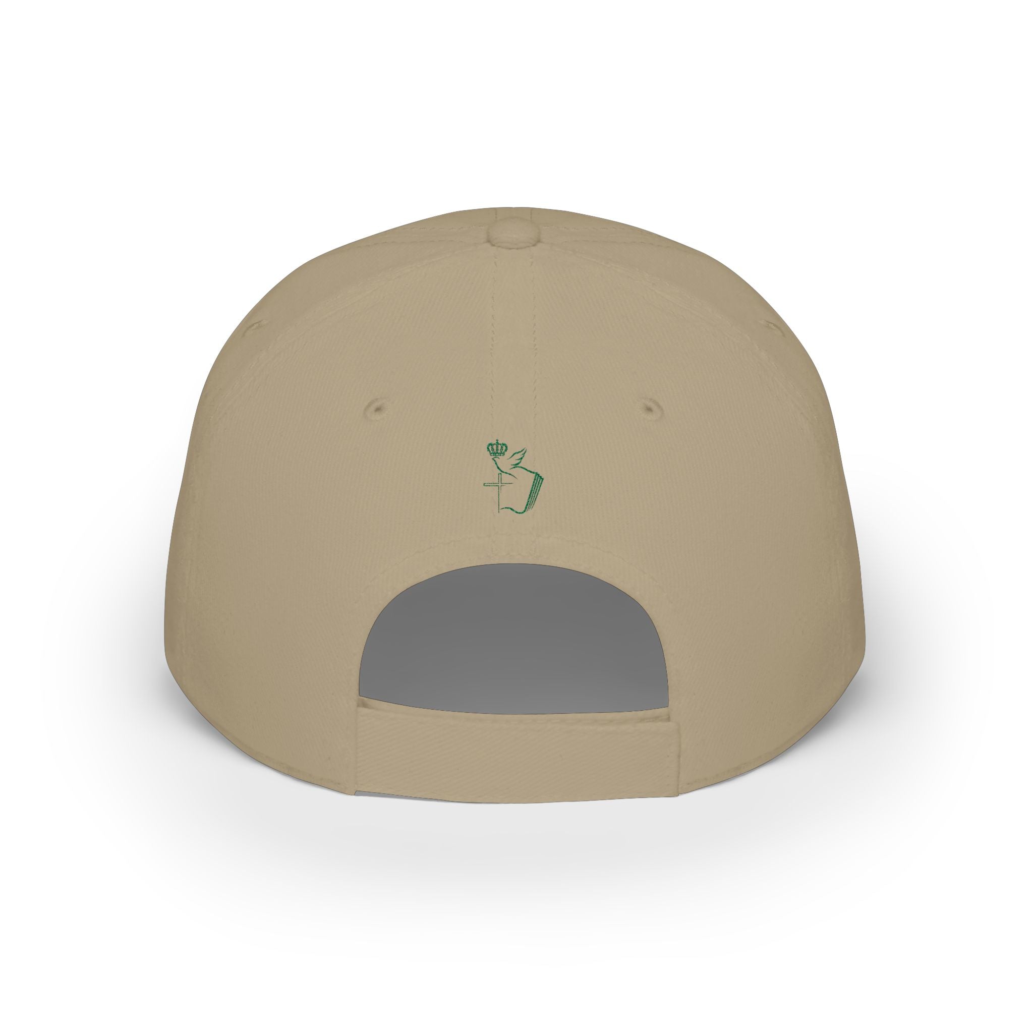 Embroidered Dove & Cross Baseball Cap — Christian Faith Low-Profile Hat