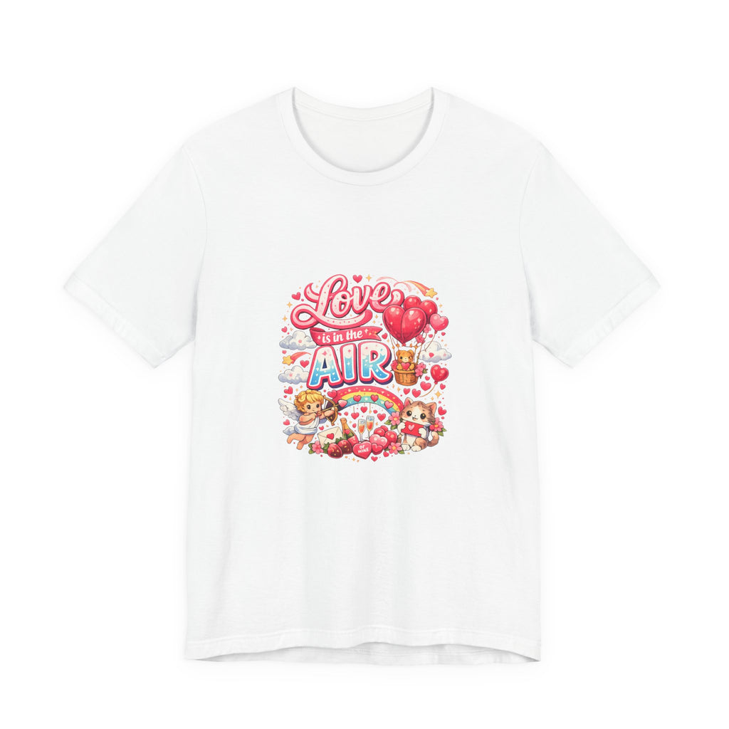 Love Is in the Air Valentine's Day T-Shirt | Romantic Graphic Tee