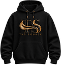 TH3 SOURCE Essential Black Hoodie
